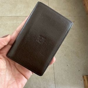 Men Loewe wallet . Brown leather